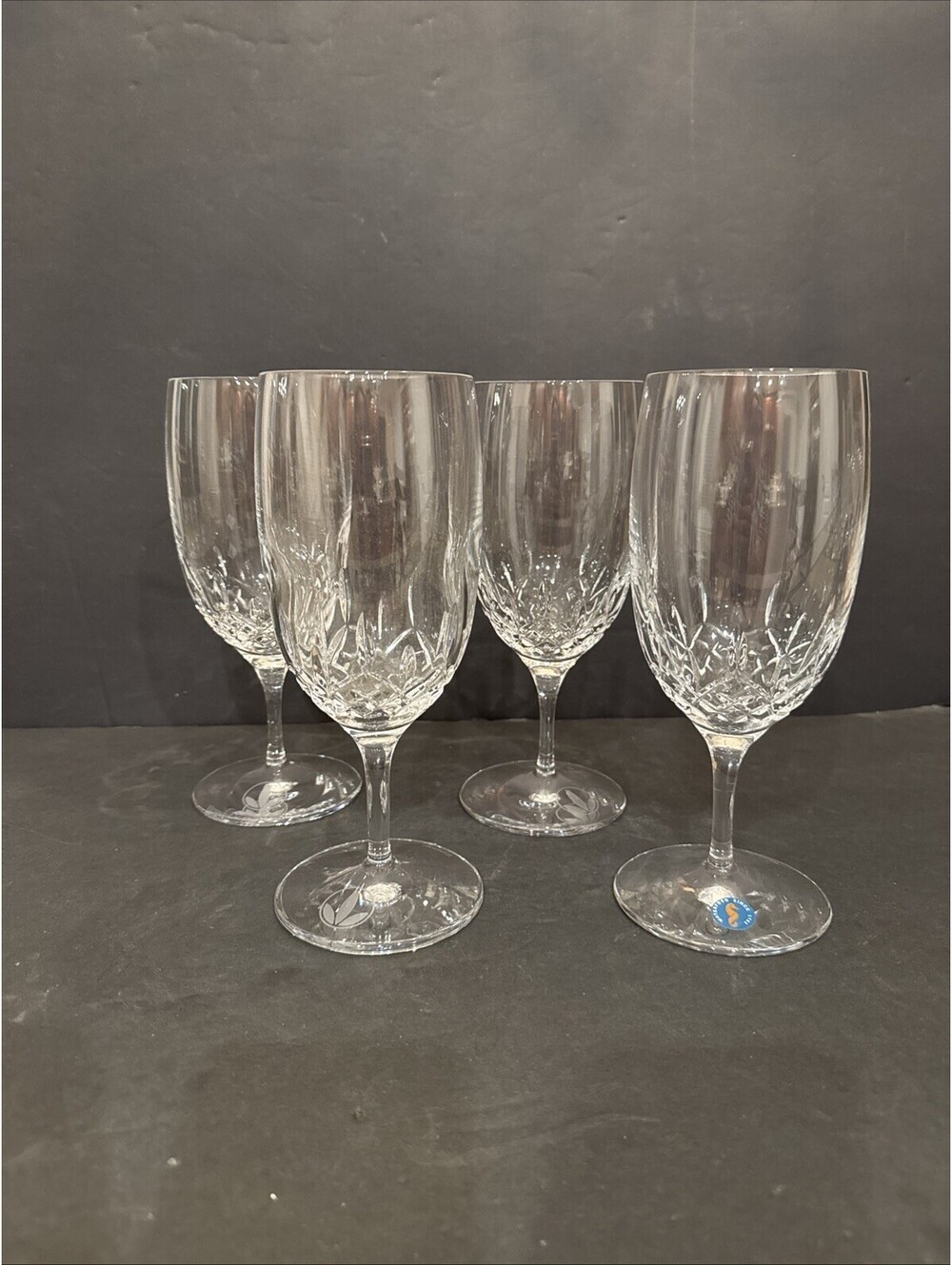 NWOT Waterford Crystal Lismore Essence Iced Tea Beverage Glasses 8 1/2" -17.5 Oz
